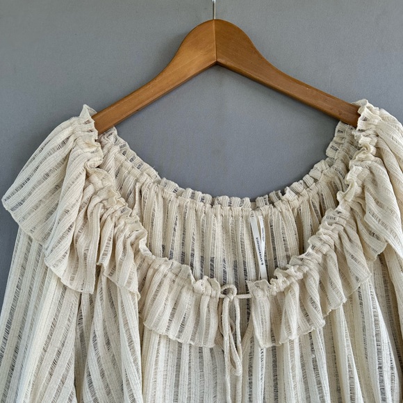 Anthropologie top blouse shirt size M - Picture 4 of 8